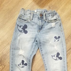 Gap Mickey mouse jeans